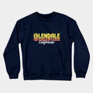 Retro Glendale California Crewneck Sweatshirt